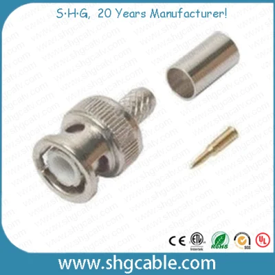 Connecteurs BNC pour câble coaxial RG58 RG59 RG6 RG213