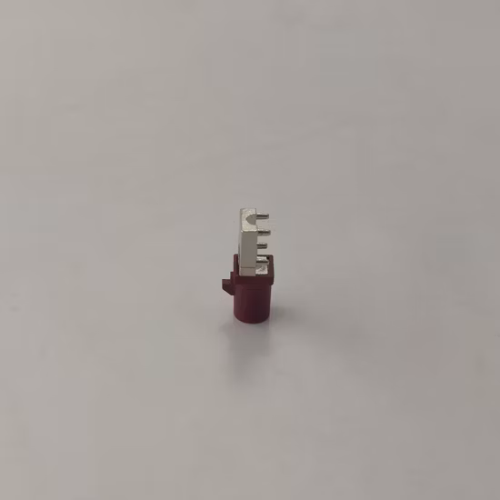 Connecteur coaxial RF à angle droit bleu/rouge/rose/gree Fakra pour montage sur circuit imprimé